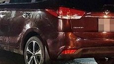 Chiếc xe do đối tượng Nghi điều khiển. Ảnh: Soha