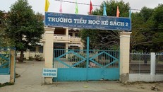 Trường Tiểu học Kế Sách 2 - nơi xảy ra sự việc. Ảnh: Tuổi Trẻ