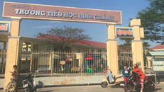 Trường Tiểu học Bình Chánh - nơi xảy ra sự việc. Ảnh: Tuổi Trẻ