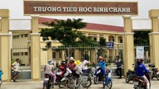 Trường Tiểu học Bình Chánh - nơi xảy ra sự việc. Ảnh: Vietnamnet