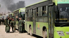 Chiến sự Syria: Hơn 6700 phiến quân và thân nhân tháo chạy khỏi Đông Ghouta