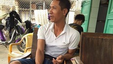 Anh Đỗ Văn Tiến sau vụ tai nạn bị thương hai xương sườn. Ảnh: Báo Mới