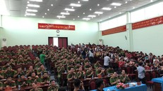 Các chiến sĩ PCCC có mặt tại buổi lễ tri ân. Ảnh: Vietnamnet