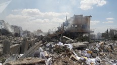 Video: Cơ sở sản xuất thuốc ung thư tại Syria tan hoang do tên lửa phương Tây