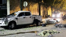 Chiếc xe "điên" gây tai nạn. Ảnh: Vietnamnet