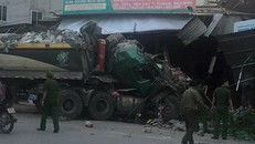 Hiện trường vụ tai nạn. Ảnh: Báo Nghệ An