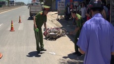 Hiện trường vụ tai nạn. Ảnh: CAND