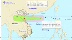 Bão Sơn Tinh đổ bộ vào bờ biển Bắc Bộ ngay trong tối 18/7