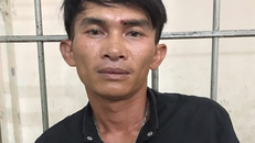 Đối tượng Tuân tại cơ quan công an. Ảnh: ANTĐ