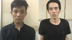 Hai đối tượng tại cơ quan công an. Ảnh: CA TP HCM