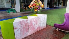 Đà Nẵng: Các đối tượng lạ mặt ném sơn trộn mắm tôm vào trường mầm non lúc nửa đêm