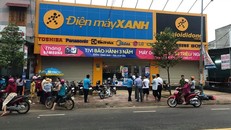 Hiện trường vụ án mạng. Ảnh: Lao Động