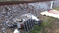 Hiện trường vụ tai nạn. Ảnh: Công an Quảng Trị