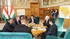 Tổng Bí thư Nguyễn Phú Trọng hội đàm riêng với Thủ tướng Hungary Viktor Orban.