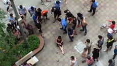 Hiện trường vụ nổ súng. Ảnh: VOV