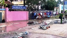 Hiện trường vụ tai nạn. Ảnh: Người Lao Động