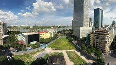 Khu đất 2-4-6 Hai Bà Trưng, quận 1, TP.HCM với 4 mặt tiền đã được Sabeco “bán” rẻ cho ba công ty tư nhân - Ảnh: Tuổi Trẻ