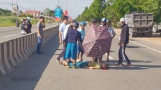 Hiện trường vụ tai nạn. Ảnh: VTC News