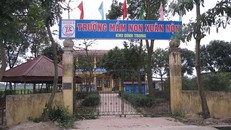 Trường Mầm Non Xuân Nộn - nơi xảy ra sự việc. Ảnh: GDVN