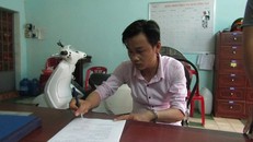 Đối tượng Nguyễn Văn Hiếu tại cơ quan Công an. Ảnh: SGGP