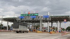 Trạm thu phí BOT Cai Lậy. Ảnh: TTXVN