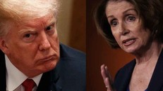 Tổng thống Mỹ Donald Trump và Chủ tịch Hạ viện Nancy Pelosi. Ảnh: Politicoscope