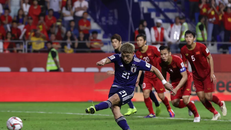 Ritsu Doan ghi bàn thắng duy nhất của trận đấu. Ảnh: Fox Sport Asia 