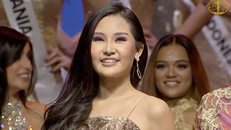 Lê Âu Ngân Anh tại cuộc thi Miss Intercontinental 2018. Ảnh: Thanh Niên