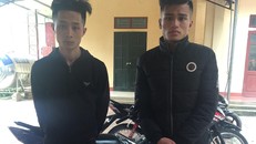 Hai đối tượng Lê Hữu Trung (trái) và Lê Văn Phú (phải). Ảnh: Zing