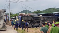 Hiện trường vụ tai nạn. Ảnh: Người Lao Động