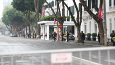 Khách sạn Metropole - nơi diễn ra sự kiện đầu tiên của hội nghị thượng đỉnh Mỹ-Triều. Ảnh: CNN