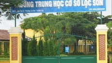 Trường THCS Lộc Sơn. Ảnh: Đất Việt