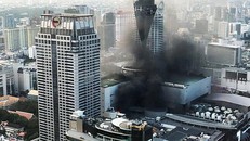 Hiện trường vụ hỏa hoạn. Ảnh: Bangkok Post