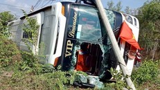 Hiện trường vụ tai nạn. Ảnh: Người Lao Động