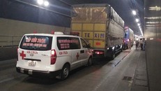 Hiện trường vụ tai nạn. Ảnh: VietNamNet