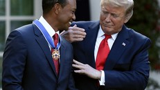 Tiger Woods được Tổng thống Trump tặng Huân chương Tự do