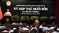 Toàn cảnh Kỳ họp bất thường của HĐND TP.HCM. Ảnh: VOV