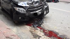 Chiếc xe ô tô gây tai nạn liên hoàn. Ảnh: OTO+