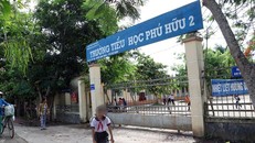 Trường Tiểu học Phú Hữu 2 - nơi xảy sự việc. Ảnh: Tiền Phong