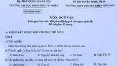 Đề thi Ngữ văn của các sĩ tử thi THPT Chuyên Khoa học Tự nhiên 