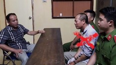 Đối tượng Nguyễn Văn Đông tại cơ quan Công an. Ảnh: Zing