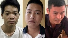 Ba đối tượng trong vụ xả thải nguồn nước sông Đà: Nguyễn Chương Đại, Hoàng Văn Thám và Lý Đình Vũ.