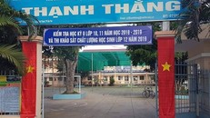 Trường Trung học cơ sở-Trung học phổ thông Thạnh Thắng - nơi xảy ra sự việc. Ảnh: Tiền Phong