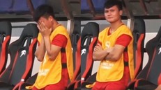 Quang Hải không kìm được xúc động trong trận gặp U22 Thái Lan