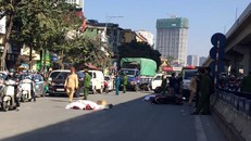 Hiện trường vụ tai nạn. Ảnh: Tiền Phong