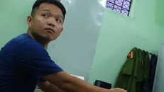 Thiếu úy Phạm Thái Vinh, người vừa bị bắt và tước quân tịch. Ảnh: PLO