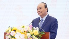 Thủ tướng Nguyễn Xuân Phúc phát biểu tại Hội nghị. Ảnh: VGP