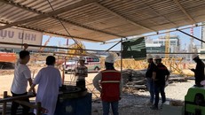 Hiện trường vụ tai nạn. Ảnh: SGGP