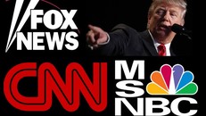 Truyền thông Mỹ 'chia làm hai ngả' vì Trump và biểu tình