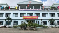 Bệnh viện Đa khoa TP.Quảng Ngãi cũng đang được phong tỏa khi có kết quả bệnh nhân dương tính với Sars- CoV-2.